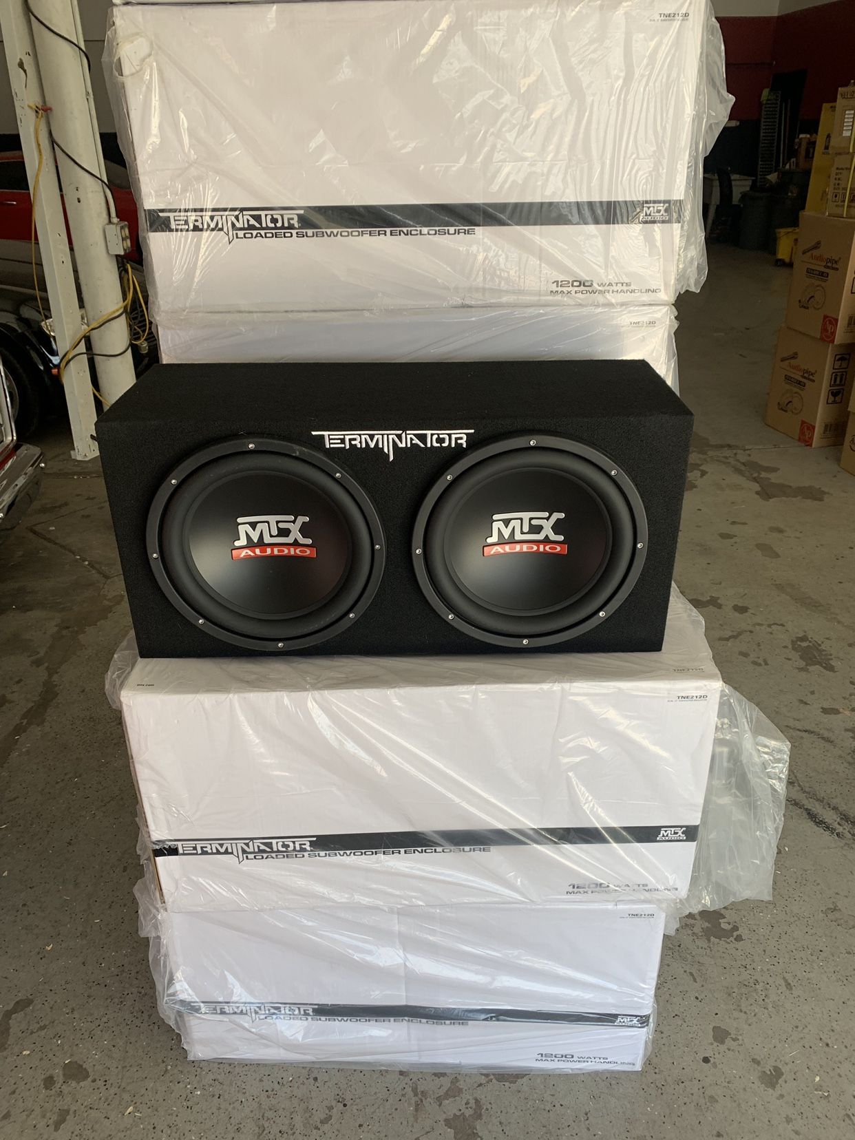 Mtx Car Audio . 12 Inch Car Stereo Subwoofers And Box . Extended Holiday Super Sale . $119 While They Last . New