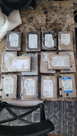 18 DESKTOPS HARD DRIVES