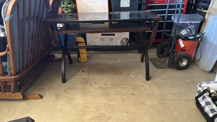 Glass Top Desk