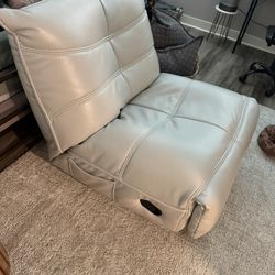 Grey Reclining Lounge Chair