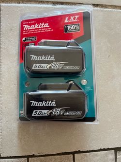 Makita 18V LXT 5.0Ah Battery 2-Pack