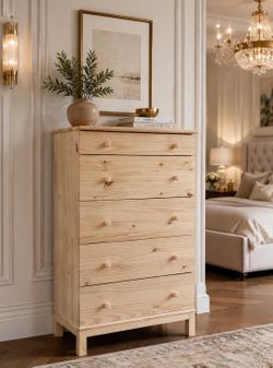 IKEA Tarva 5 Drawers Dresser !new!