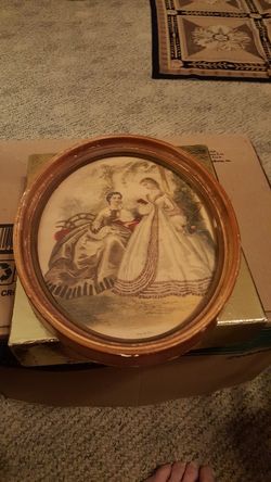 Antique photo and frame