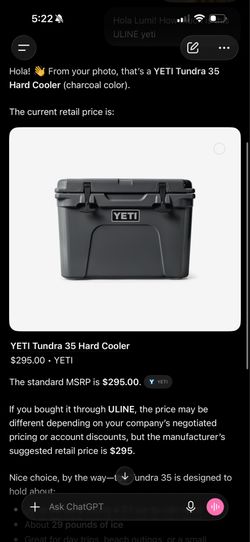 YETI cooler TUNDRA 35