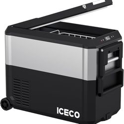 ICECO JP50 Pro Portable Refrigerator,12Volt Car Fridge Freezer, Compact Refrigerator with Secop Compressor, for Outdoor, Camping 51.7 Quart, -4℉～68℉, 