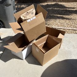 Assorted Cardboard Boxes 6