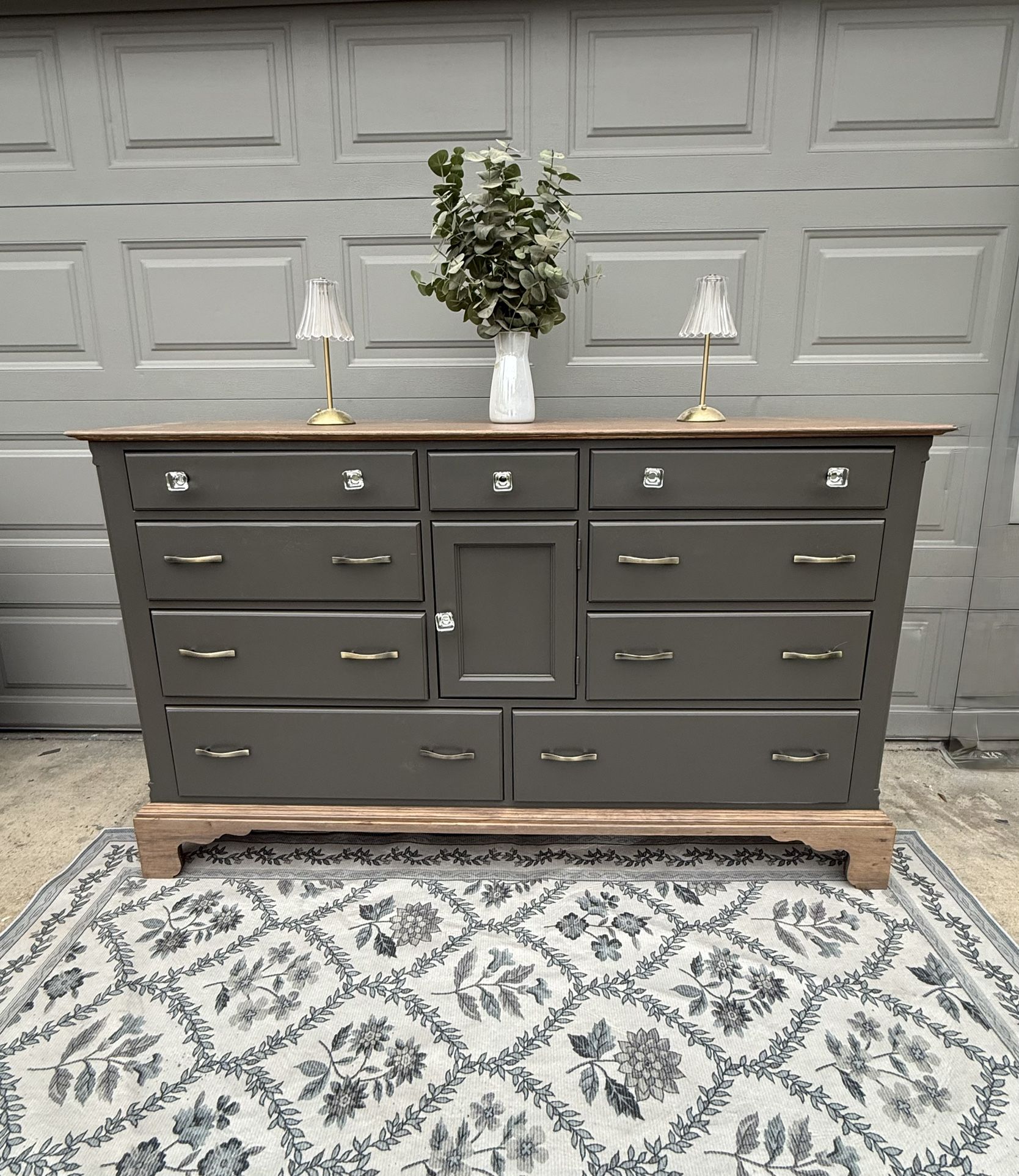 9 Drawer Dresser Solid Wood