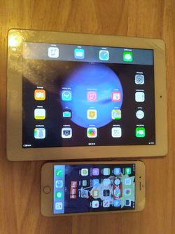Iphone 8 plus & ipad