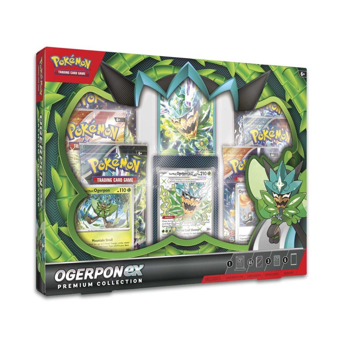 Pokemon TCG Ogerpon ex Premium Collection — Surging Sparks , Stellar Crown & Twilight Masquerade