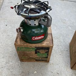 Colman 1963 Sportster Stove 502-700 And Heat Drum 