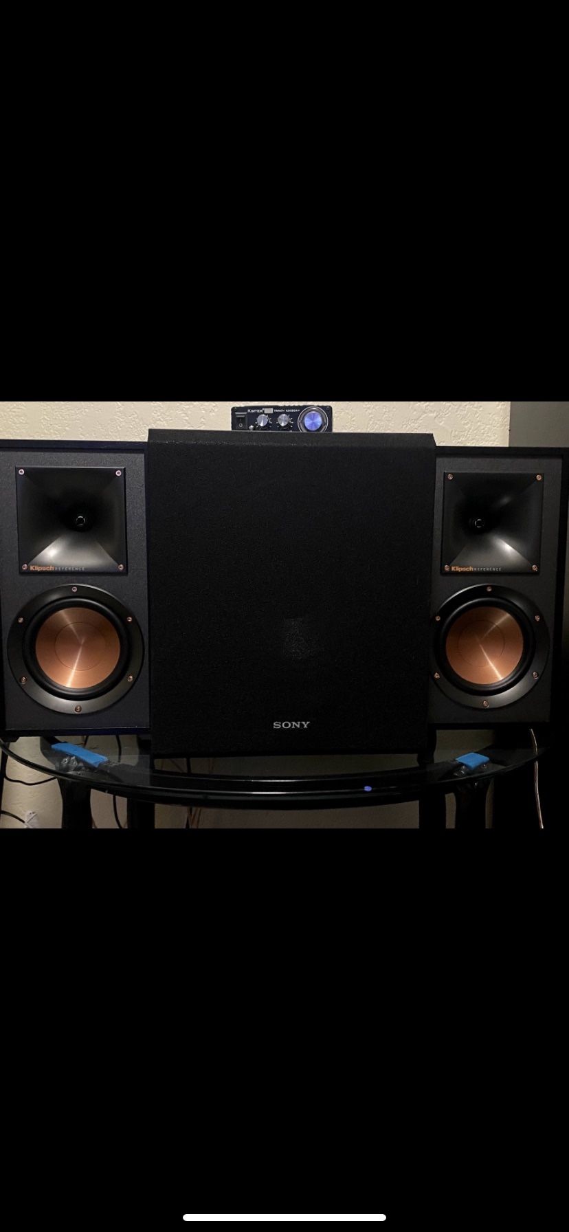 Klipsch Reference 5inch With 10 Inch Sony Subwoofer And Type D Amp
