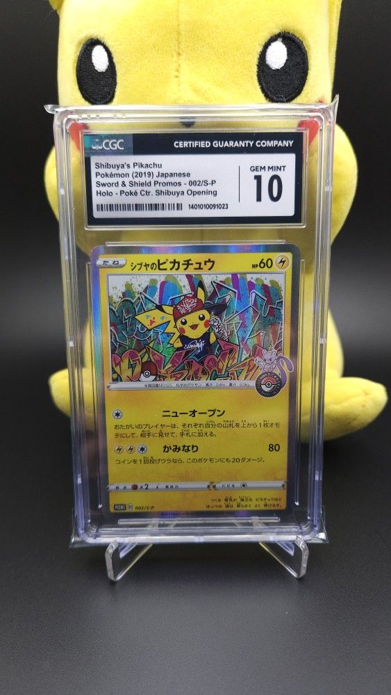 Shibuya's Pikachu Holo CGC 10