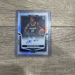 Antonio Reeves Autograph 