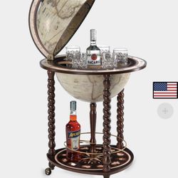 Explora Made in Italy Bar Globe by Zoffoli with Certificate of Authenticity (Old White)