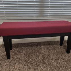 Black And Red Bench
