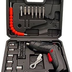 47-piece cordless electric screwdriver set,