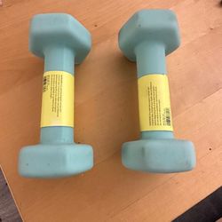 Pair of 5 lb Dumbbells – Cute & Compact – Pickup in Los Angeles (90007)