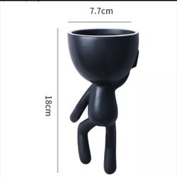 Humanoid Ceramic Planter