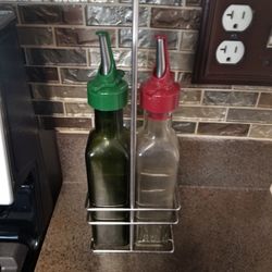 Glass Bottles With Holder