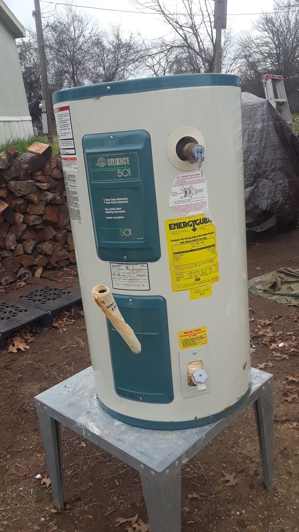 Reliance 501 Water Heater Manual