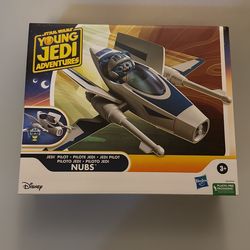 Star Wars Young Jedi Adventures Nubs and Jedi Pilot Vehicle Set