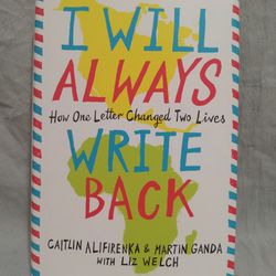 Book- I Will Always Write Back $5