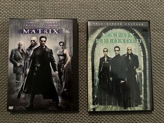 Matrix And Matrix Reloaded DVDs