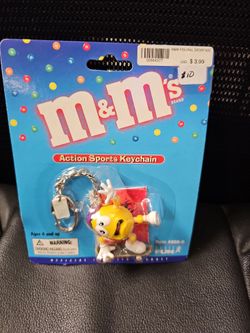 M&M's Brand Action Sports Keychain