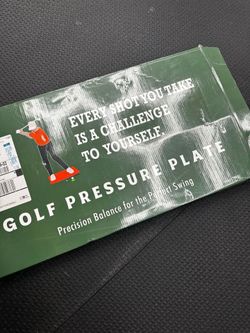 Golf pressure plate