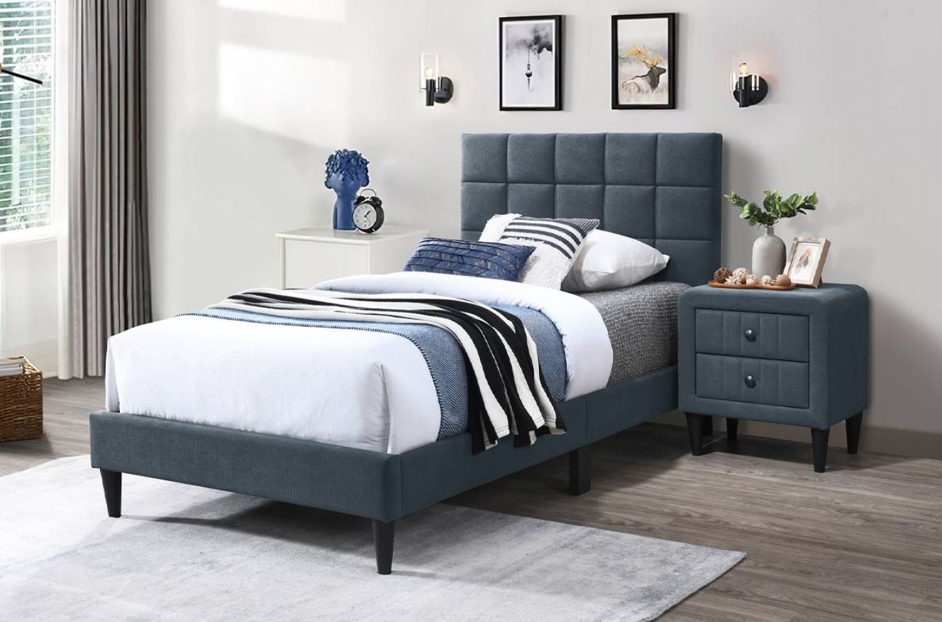 Twin Bed Frame With Mattress 