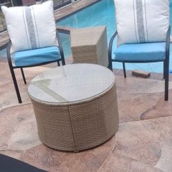 $150 each Outdoor chairs coffee table cushion sets pool deck balcony spa lawn garden patio porch