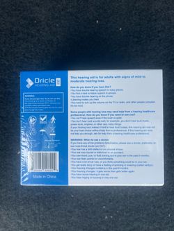 Oricle Hearing Aids for Adults with Advanced Noise Cancellation
