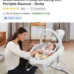 Graco Lx Swing And Turns To Bouncer Chair 