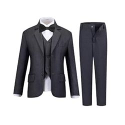 Boy’s suit with white long sleeve  size 5 