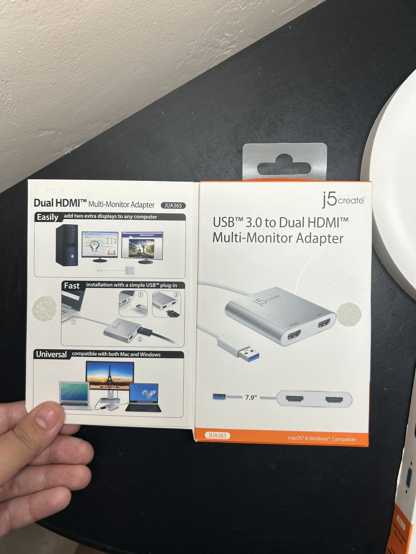 USBâ„¢ 3.0 to Dual HDMIâ„¢ Multi-Monitor Adapter