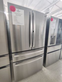 $1800 (LIMITED TIME OFFER FREE DELIVERY Within 20 Miles) GE Profile French 4 Door Refrigerator