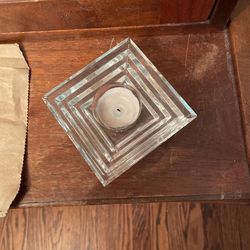 Crystal Pyramid Candle 🕯 Holder 