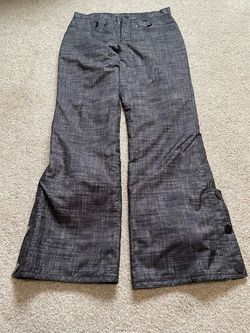 Body Glove Dark Gray Snow Pants with Button Cuffs