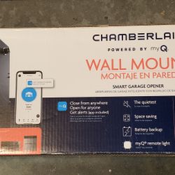 Chamberlain Wall Mount Drive Ultra-Quiet Garage Door Opener with Battery Backup and Wi-Fi Connection