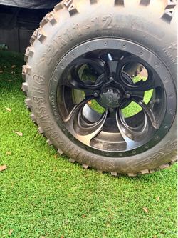 Golf cart wheels