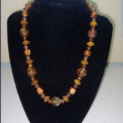 Statement Fall Colored Necklace