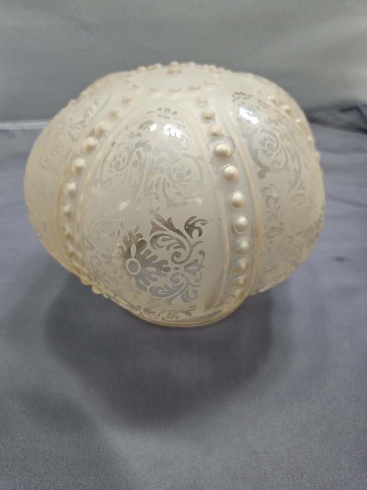 Vintage Glass Ceiling Light Fixture