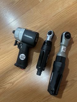 Husky Air Tool Set – Impact Wrench & Ratchets