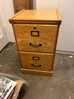 FREE - wood filing cabinet