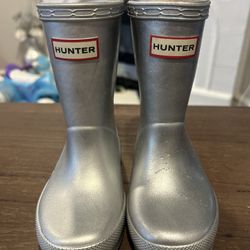 Toddler Silver Rain Boots