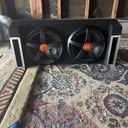 Dual 12’s Alphasonik 1500 Watt Sub Amp Combo