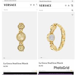 Versace La Greca Stud Icon Watch