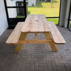 Wooden Picnic Table 