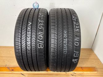 2 tires 235 40 18 Goodyear eagle sport as like new