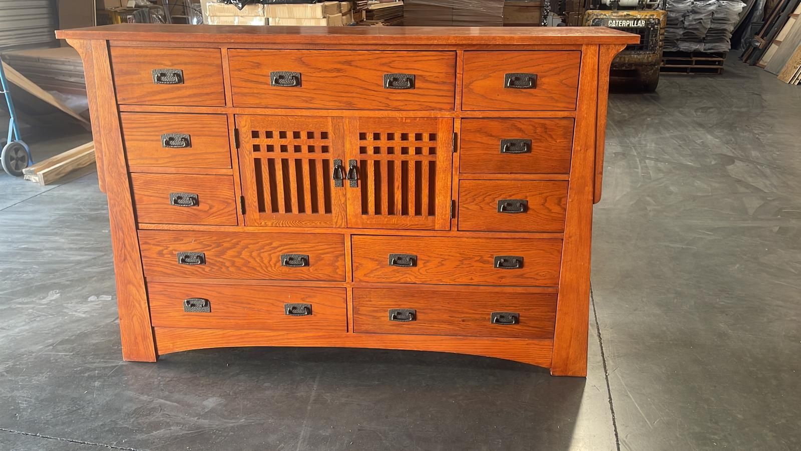 Cabinet / side board / buffet - Solid Wood 69” L. - 18” w. 46” 1/2 H Great condition We have a lot of other matching pieces